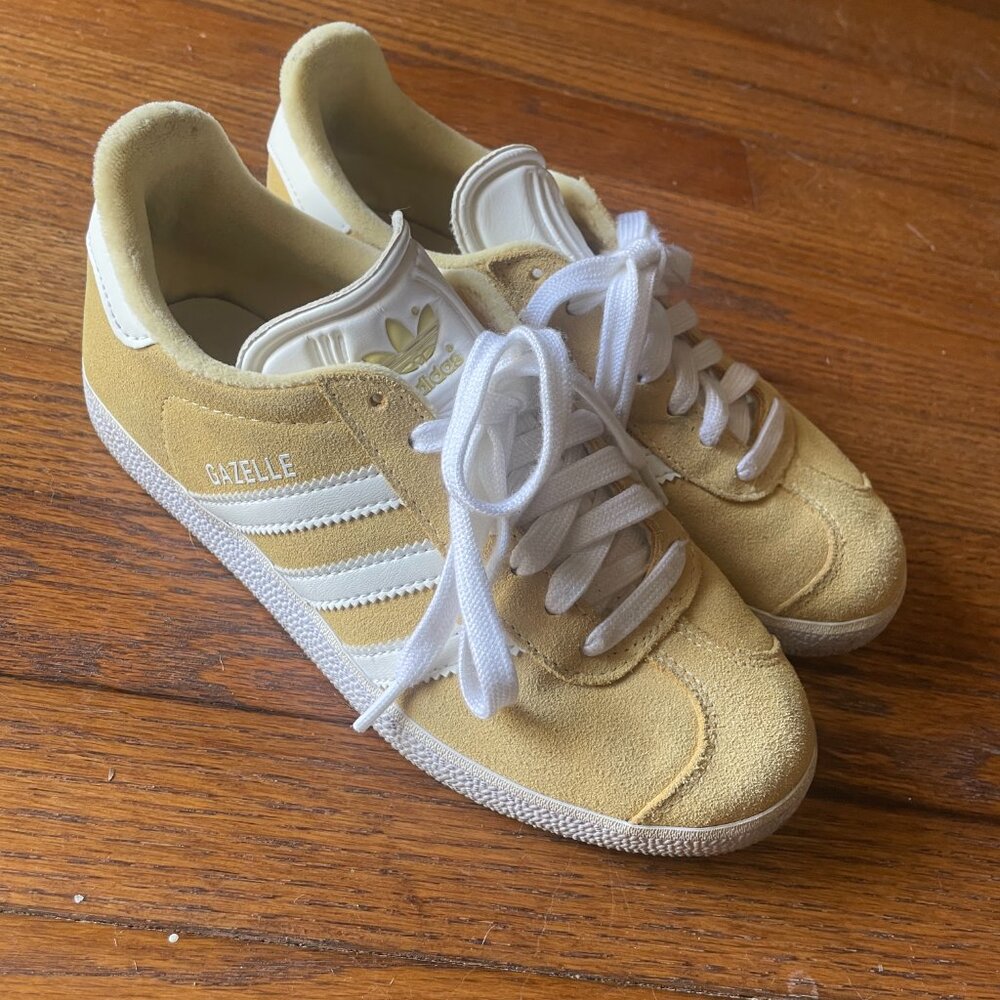 Butter Yellow Adidas Gazelles